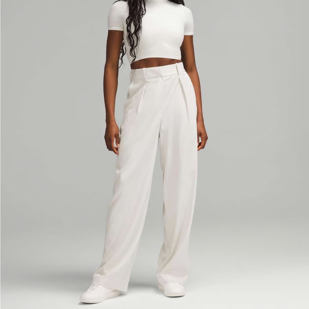 Lululemon Pleat Front High Rise Trouser 4 NWT
